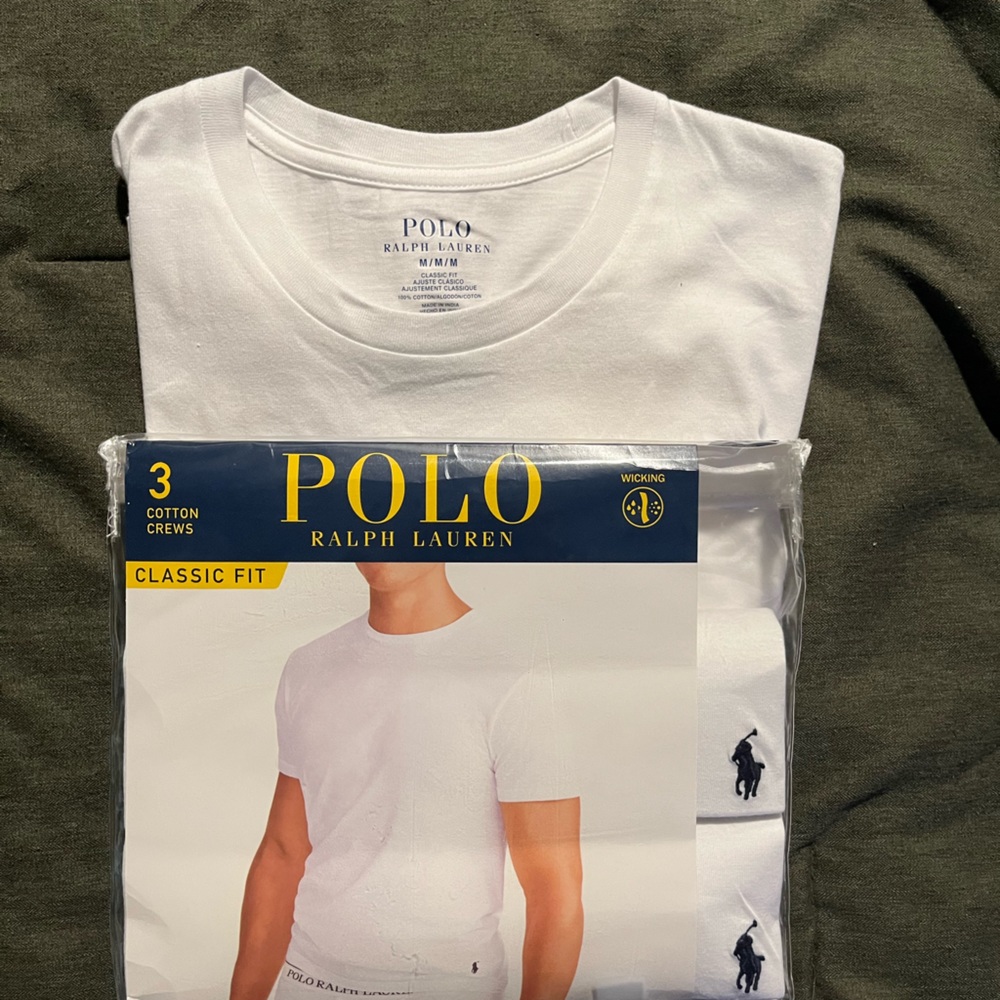 Polo white Tees 3 pack